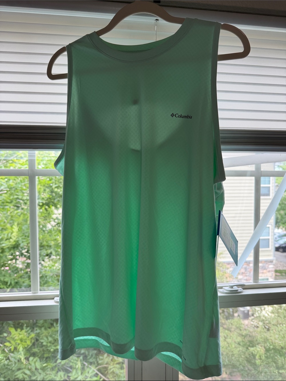 Columbia Light Mint Green Athletic Tank
